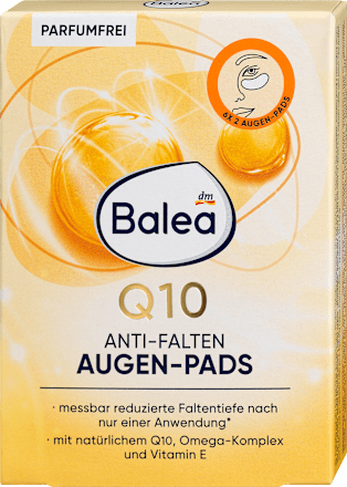 [00008] Balea Anti Falten Augenpads Q10 (6 Paar), 12 St