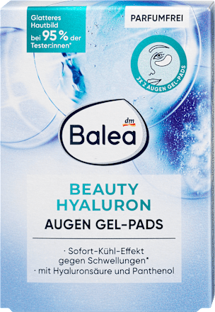 [00011] Balea Augen Gel-Pads Beauty Hyaluron (3 Paar), 6 St