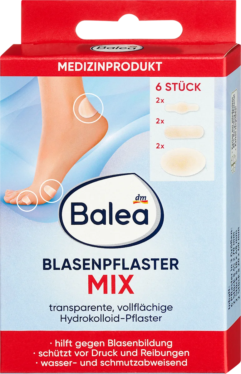 [00347] Balea Blasenpflaster Mix, 6 St