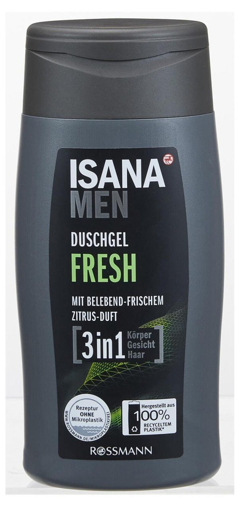 [00920] ISANA MEN 3in1 Duschgel Fresh, 300ml